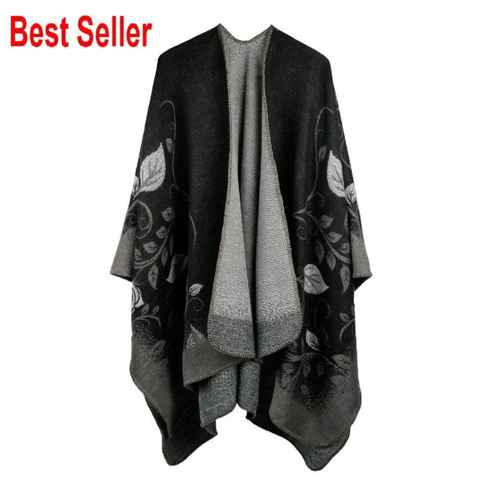 Oversized Pashmina Shawl Soft Winter Warm Blanket Scarf Elegant Retro